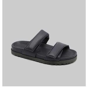 Gia x Pernille Double Strap Sandal in Anthracite